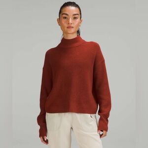 Lululemon Merino Wool-Blend Ribbed Turtleneck Sweater